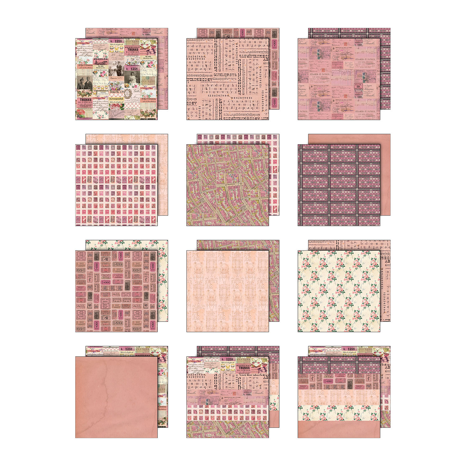 Tim Holtz Idea-ology - Palette Collection: Pink (12