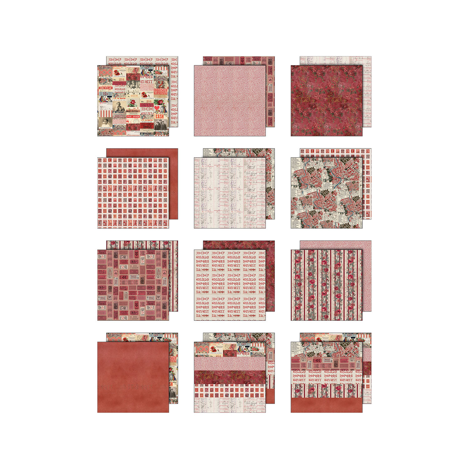 Tim Holtz Idea-ology - Palette Collection: Red (8