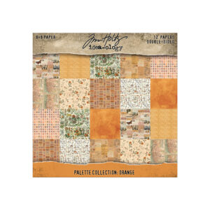 Tim Holtz Idea-ology - Palette Collection: Orange (8"x8")
