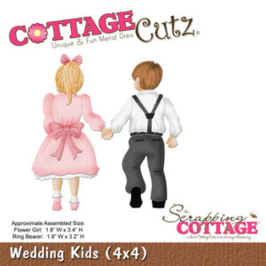 CottageCutz Wedding Kids (4" x 4")