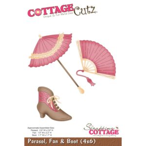 CottageCutz Parasol, Fan & Boot (4x6)