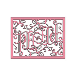Cheery Lynn Designs - Lace Peace Frame