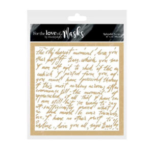 For the Love of Masks - Splendid Script