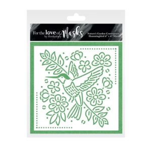 For the Love of Masks - Nature's Garden Centrepiece - Hummingbird