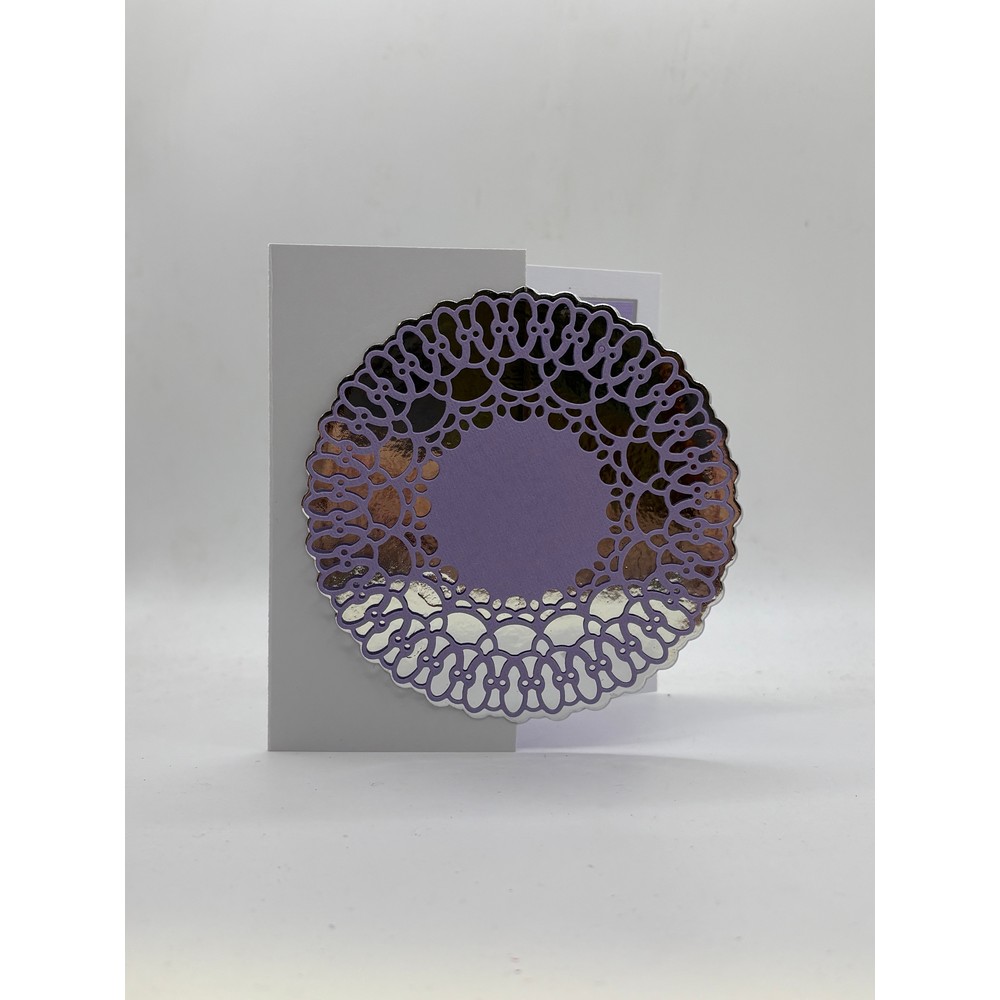 Cheery Lynn Designs - Chasing Rainbows Doily with Angel Wing