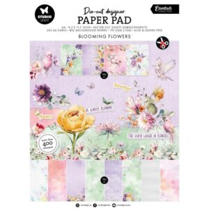 Studio Light Essentials Die-cut Paper Pad Flowers