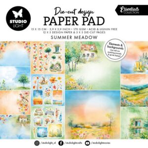Studio Light Essentials Designer Paper Pad Paper & Elements Summer Meadow