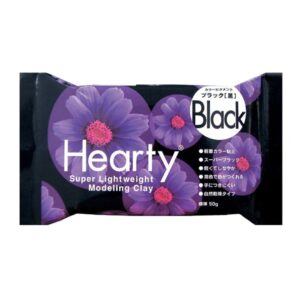 Hearty Air Drying Modelling Black Clay 50g