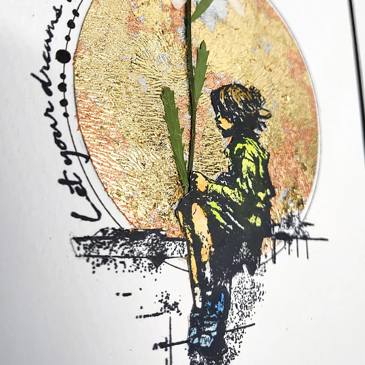 Cosmic Shimmer Let Your Dreams Take Flight Pre Cut Rubber Stamp Set by Andy Skinner