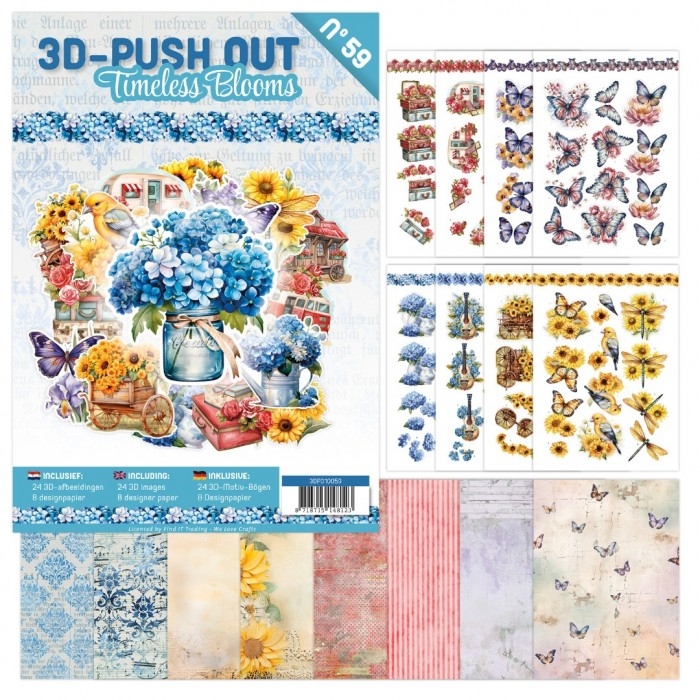 Find It Media 3D Push-Out Book 59 - Timeless Blooms