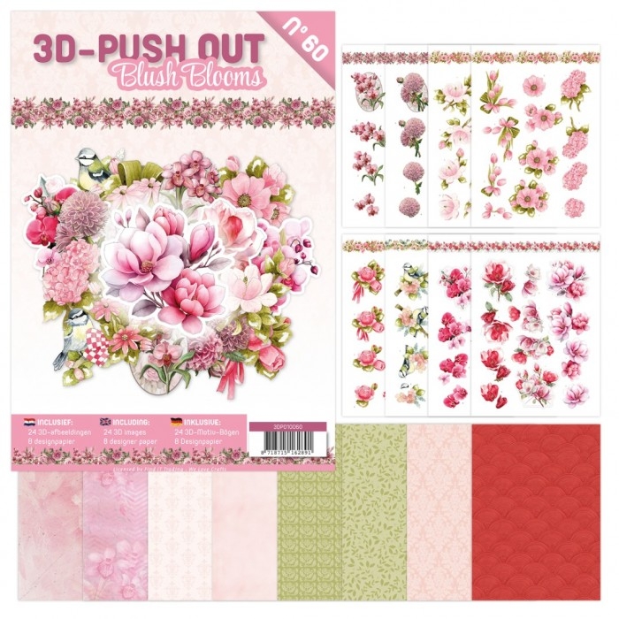 Find It Media 3D Push-Out Book 60 - Blush Blooms