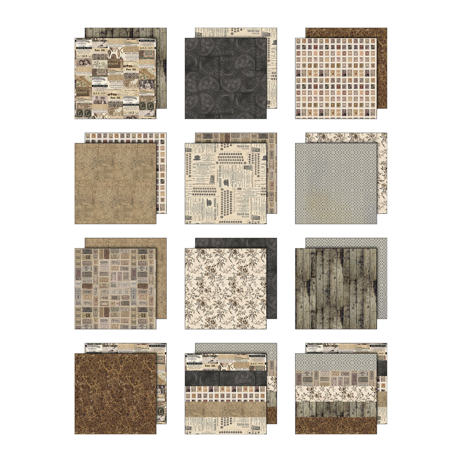Tim Holtz Idea-ology - Palette Collection: Neutral (12