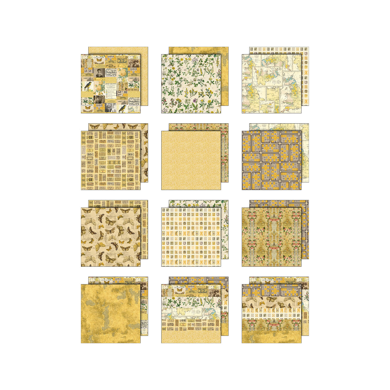 Tim Holtz Idea-ology - Palette Collection: Yellow (8