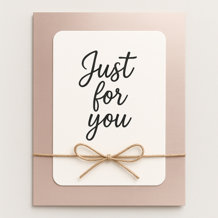 Card Deco Essentials - Linen A4 Metallic Rose Gold