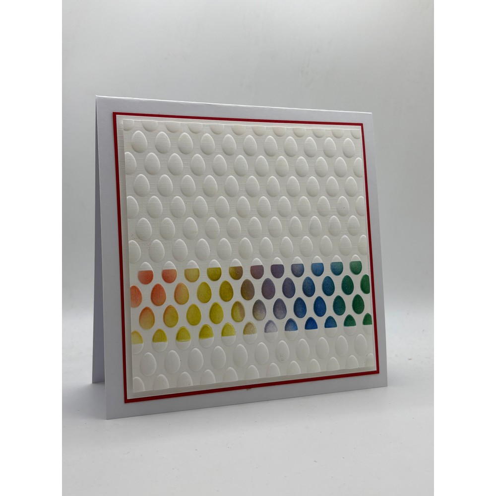 Nellie's Choice Eggs 3D Embossing Folder & Stencil Set