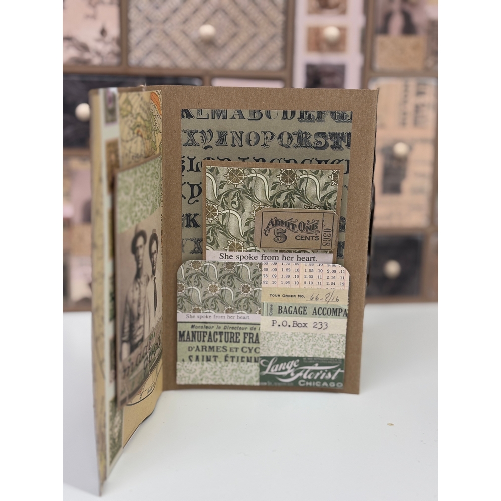 Tim Holtz Idea-ology - Palette Collection: Green (8"x8") - Image 4
