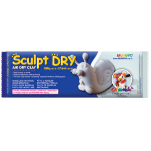 Mungyo Sculpt-Dry Air Dry Clay 500g White