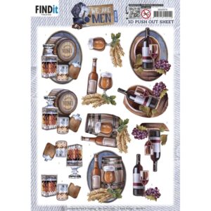 Amy Design 3D Push Out We Are Men - Drinks