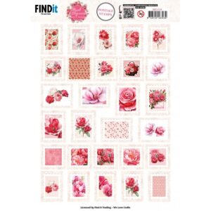 Berries Beauties 3D Push Out Floral Elegance - Postage Stamps