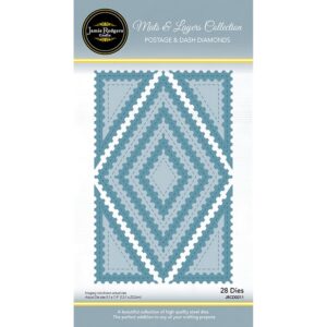 Jamie Rodgers Postage & Dash Diamonds Die Set