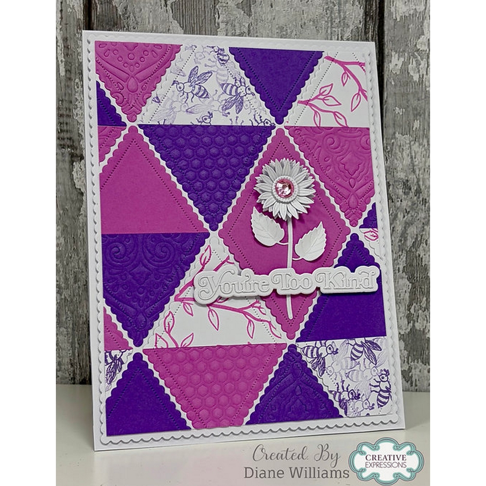 Jamie Rodgers Scallop Edge & Pierced Diamonds Die Set