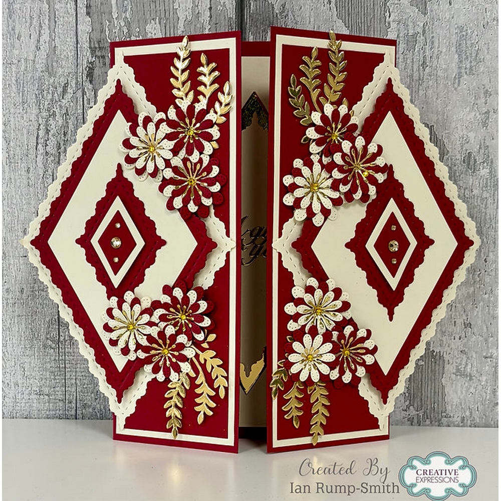 Jamie Rodgers Fluted & Large Stitched Diamonds Die Set