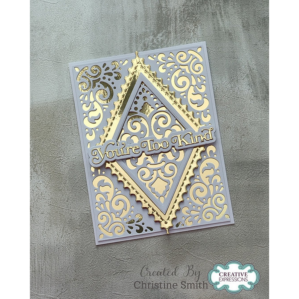 Jamie Rodgers Damask Diamonds Die Set