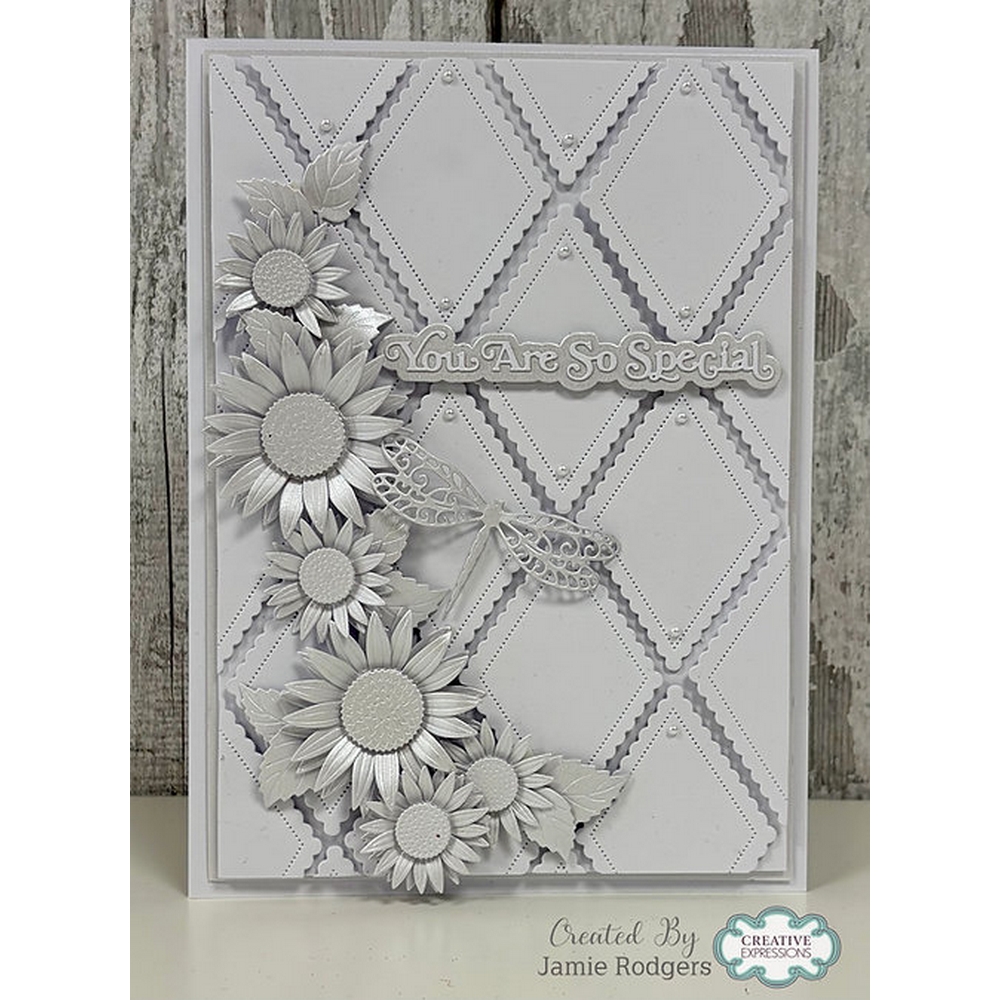 Jamie Rodgers Ice White Pearl Double-Sided A4