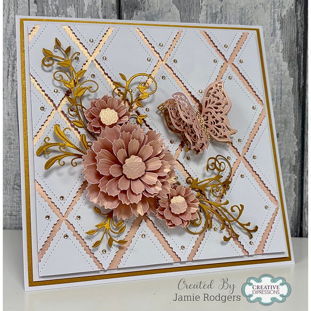 Jamie Rodgers Vintage Gold Pearl Double-Sided A4