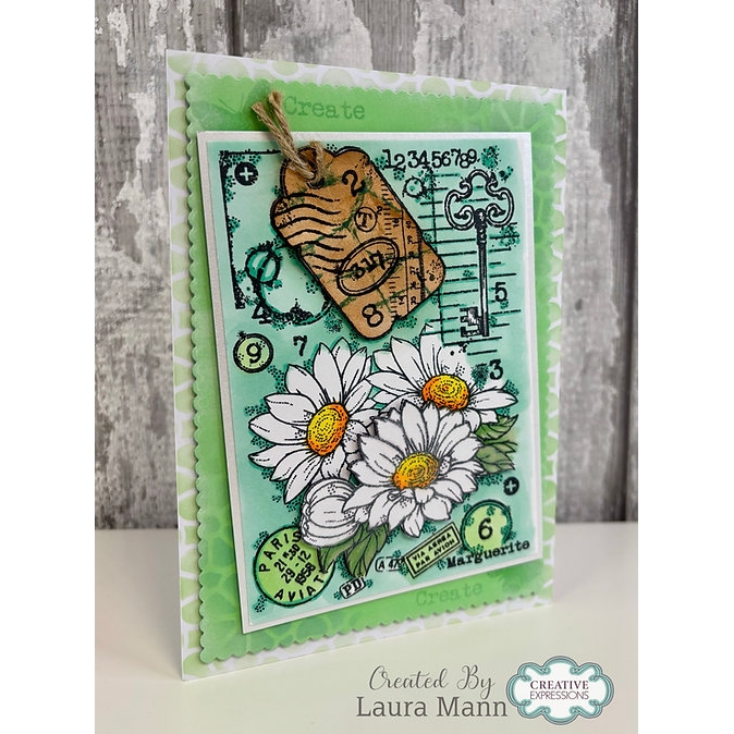 Woodware Marguerite A6 Clear Stamp Set By Françoise Read - Image 3