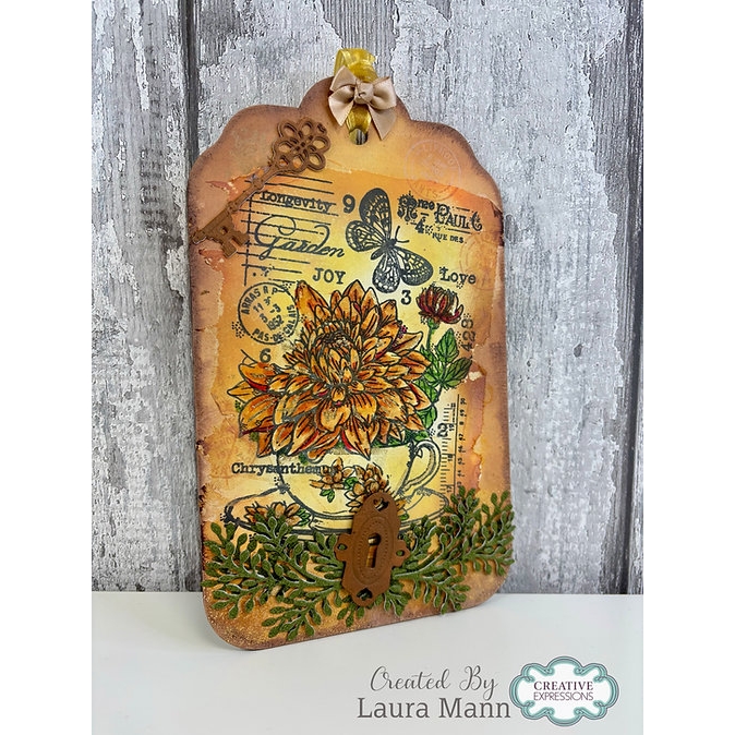 Woodware Tea Cup Blooms A6 Clear Stamp Set By Françoise Read - Image 5