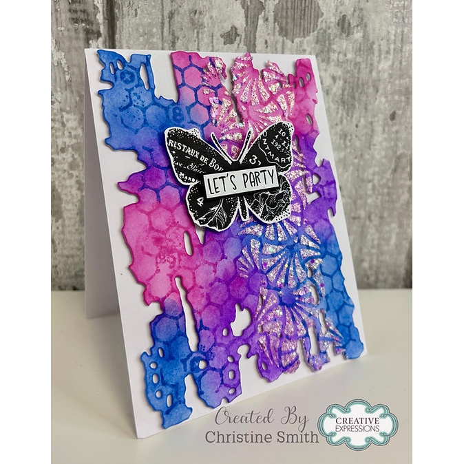 Woodware Fancy Butterflies A6 Clear Stamp Set By Françoise Read - Image 3