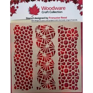 Woodware Harmony 6x6" Stencil By Françoise Read