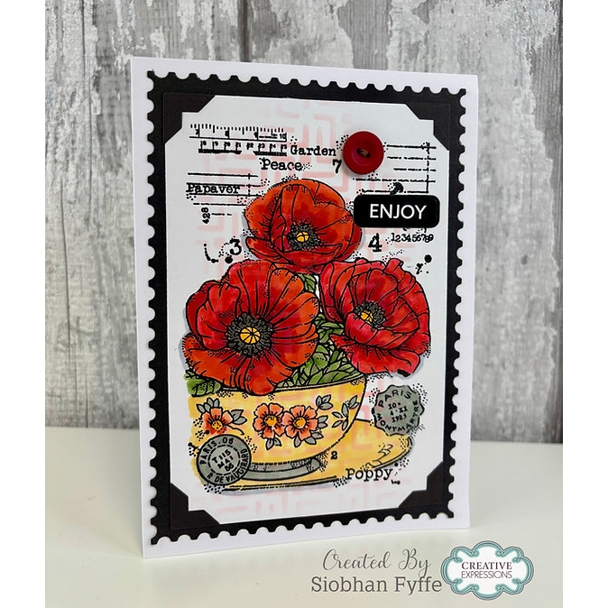 Woodware Garden Mosaic 6x6" Stencil By Françoise Read - Image 3