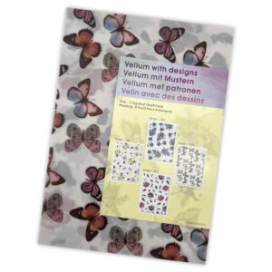 Vellum with Elegant Printed Designs