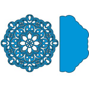 Cheery Lynn Designs Dies - Eastern Star Doily with Angel Wing