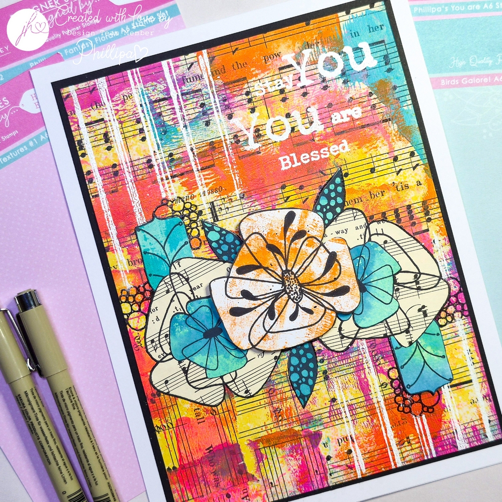 Hazel's Textures #1 A6 Stamp Set
