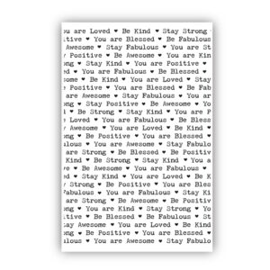 Phillipa's Quote Background A6 Stamp Set
