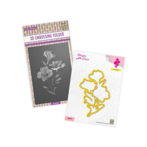 Nellie's Choice 3D Folder & Shape Die - Orchid set