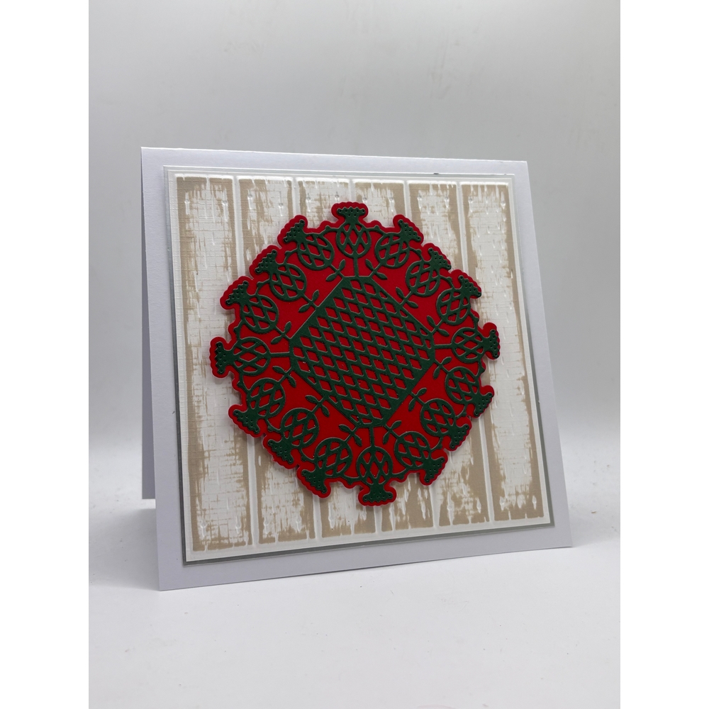 Cheery Lynn Designs Dies - Scottish Thistle Doily w/ Angel Wing