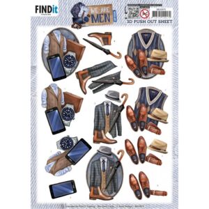 Amy Design 3D Push Out We Are Men - Clothes