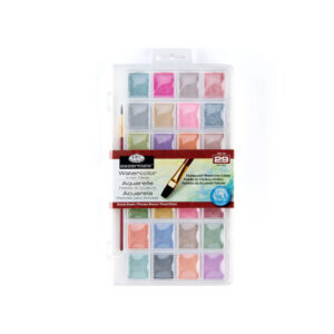 Essentials™ 29pc Pearlescent Watercolour Artist Cakes Set By Royal & Langnickel