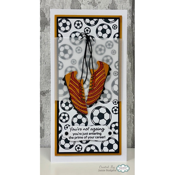 Jamie Rodgers Crafts Footballs DL Clear Stamp Set