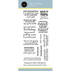 Jamie Rodgers Crafts Sentiments Clear Stamp Set