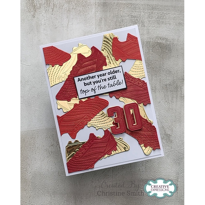 Jamie Rodgers Crafts Football Boots Die