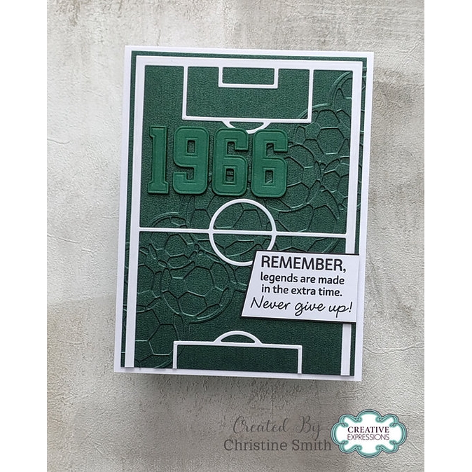 Jamie Rodgers Crafts Football Pitch Die