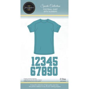 Jamie Rodgers Crafts Football Shirt With Numbers Die