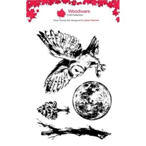 Woodware Moonlit Whispers A6 Clear Stamp Set