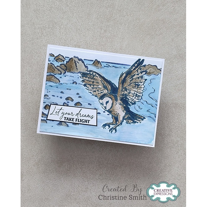Woodware Moonlit Whispers A6 Clear Stamp Set