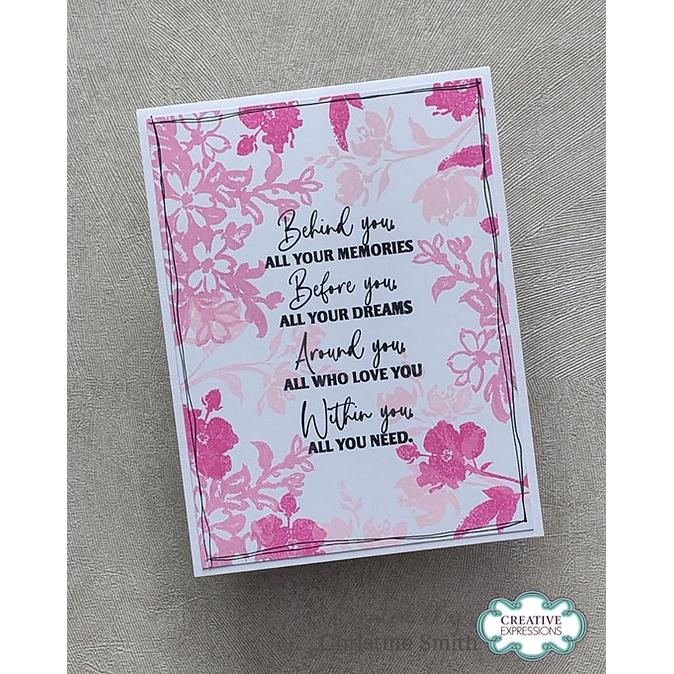 Woodware Nature's Peace A6 Clear Stamp Set